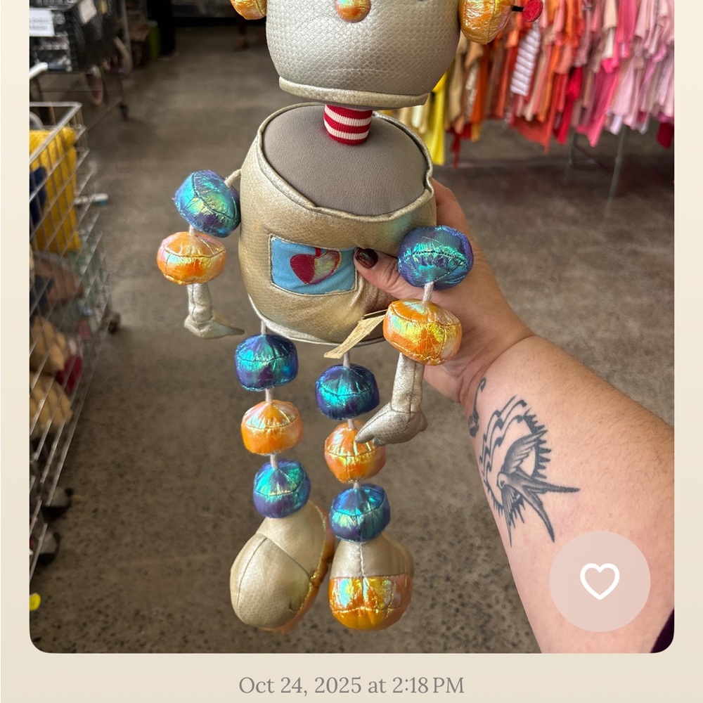 Colorful Robot Plush Toy